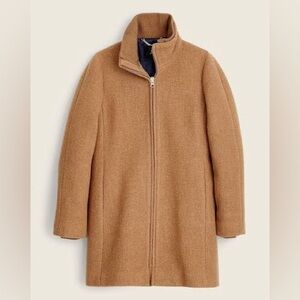 JCREW Lodge Coat in Italian Stadium Cloth Wool - Acorn